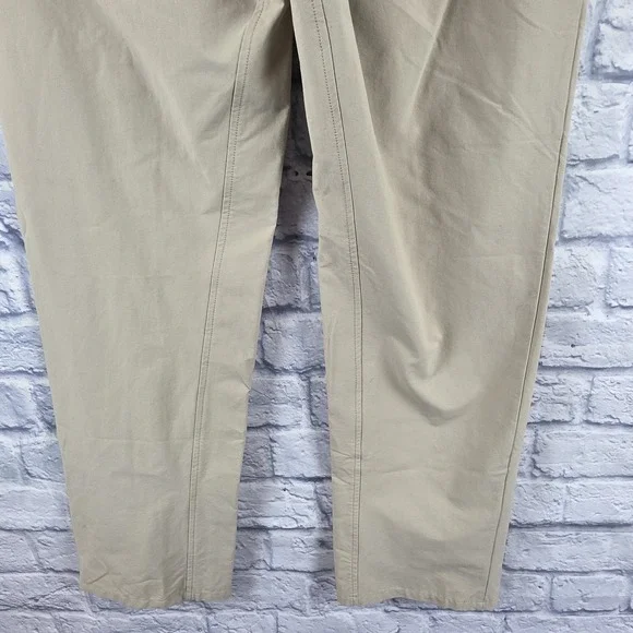 Patagonia Men Beige Quandary Pants Hiking Trail Zip Pocket Stretch Nylon 35X31 - Picture 7 of 11